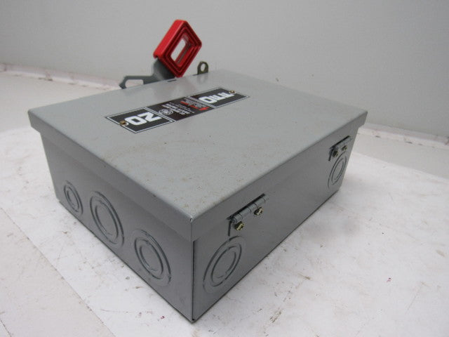 General Electric THN3361 Model 7 600V 30A Non-Fusible Disconnect Safety Switch
