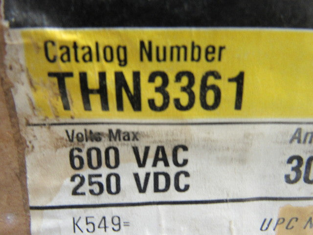 General Electric THN3361 Model 10 600V 30A Non-Fusible Disconnect Safety Switch