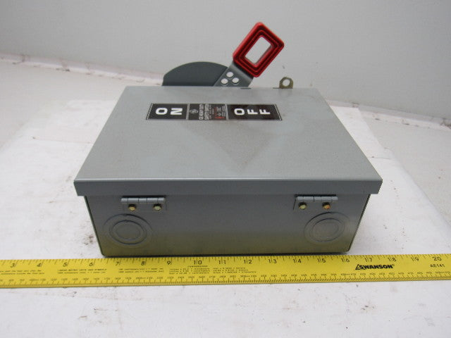 General Electric THN3361 Model 10 600V 30A Non-Fusible Disconnect Safety Switch