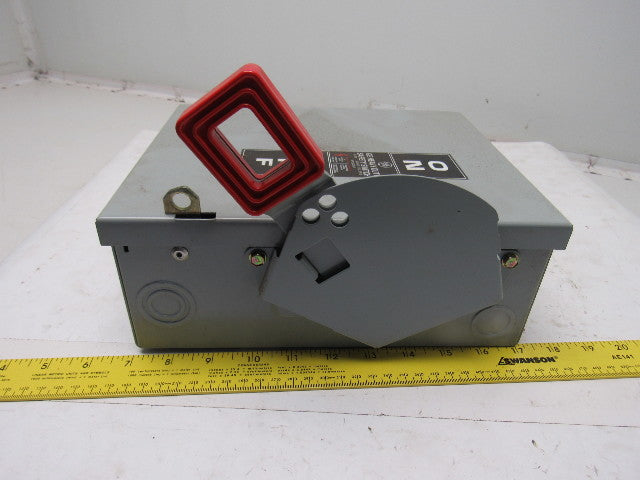 General Electric THN3361 Model 10 600V 30A Non-Fusible Disconnect Safety Switch