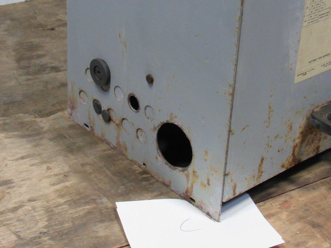 Cutler Hammer P48G11S25P Ser A Mini Power Center Transformer 25KVA 480v 120/240V