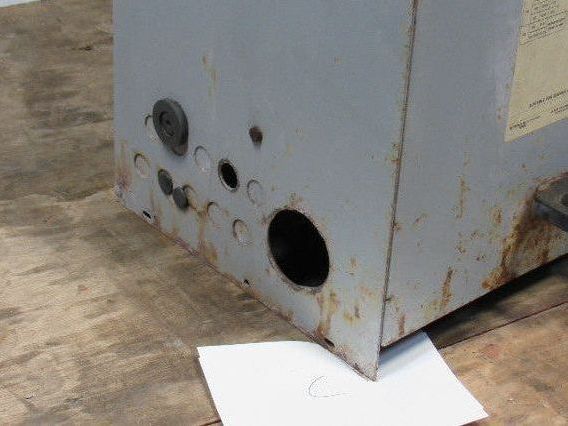 Cutler Hammer P48G11S25P Ser A Mini Power Center Transformer 25KVA 480v 120/240V