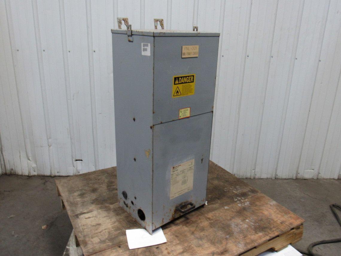 Cutler Hammer P48G11S25P Ser A Mini Power Center Transformer 25KVA 480v 120/240V