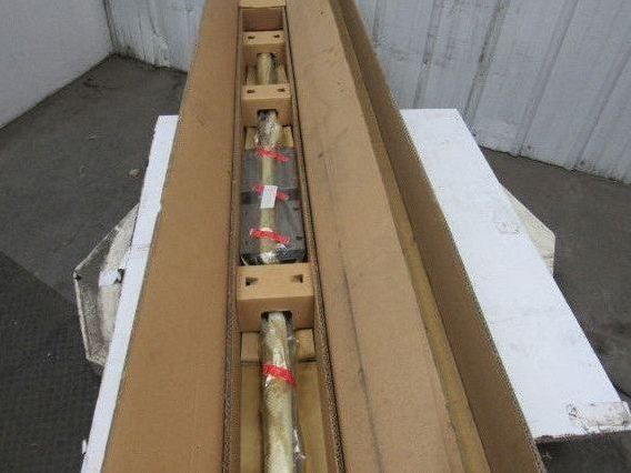 THK HR55LB1GSSC0S/LA1GSSCOS+1956LP11 2 Linear Bearing Blocks W/77" Rail Lot of 2