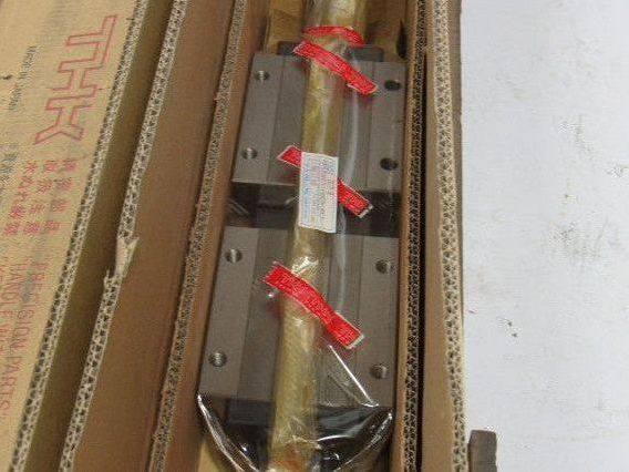 THK HR55LB1GSSC0S/LA1GSSCOS+1956LP11 2 Linear Bearing Blocks W/77" Rail Lot of 2