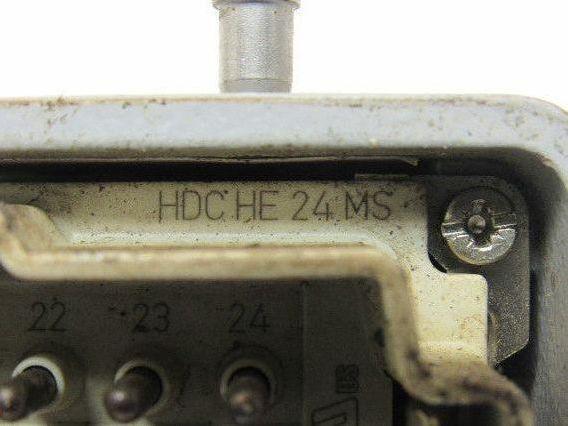Weidmuller HDC HE 24MS & HDC HE 24FS 24 Pin Connector Male & Female W/Housings