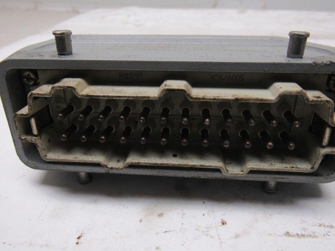 Weidmuller HDC HE 24MS & HDC HE 24FS 24 Pin Connector Male & Female W/Housings