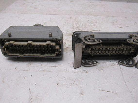 Weidmuller HDC HE 24MS & HDC HE 24FS 24 Pin Connector Male & Female W/Housings