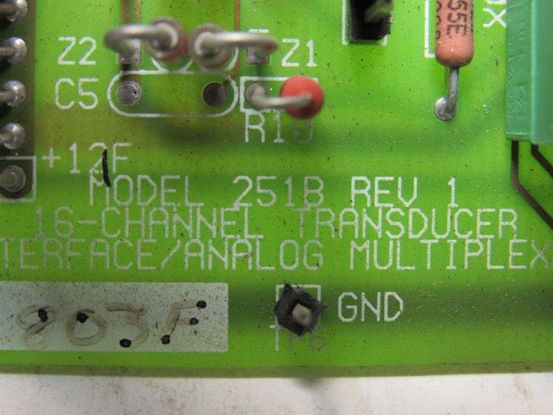 Sciemetric Model 251B Rev 1 16 Channel Transducer Analog Interface Multiplexer