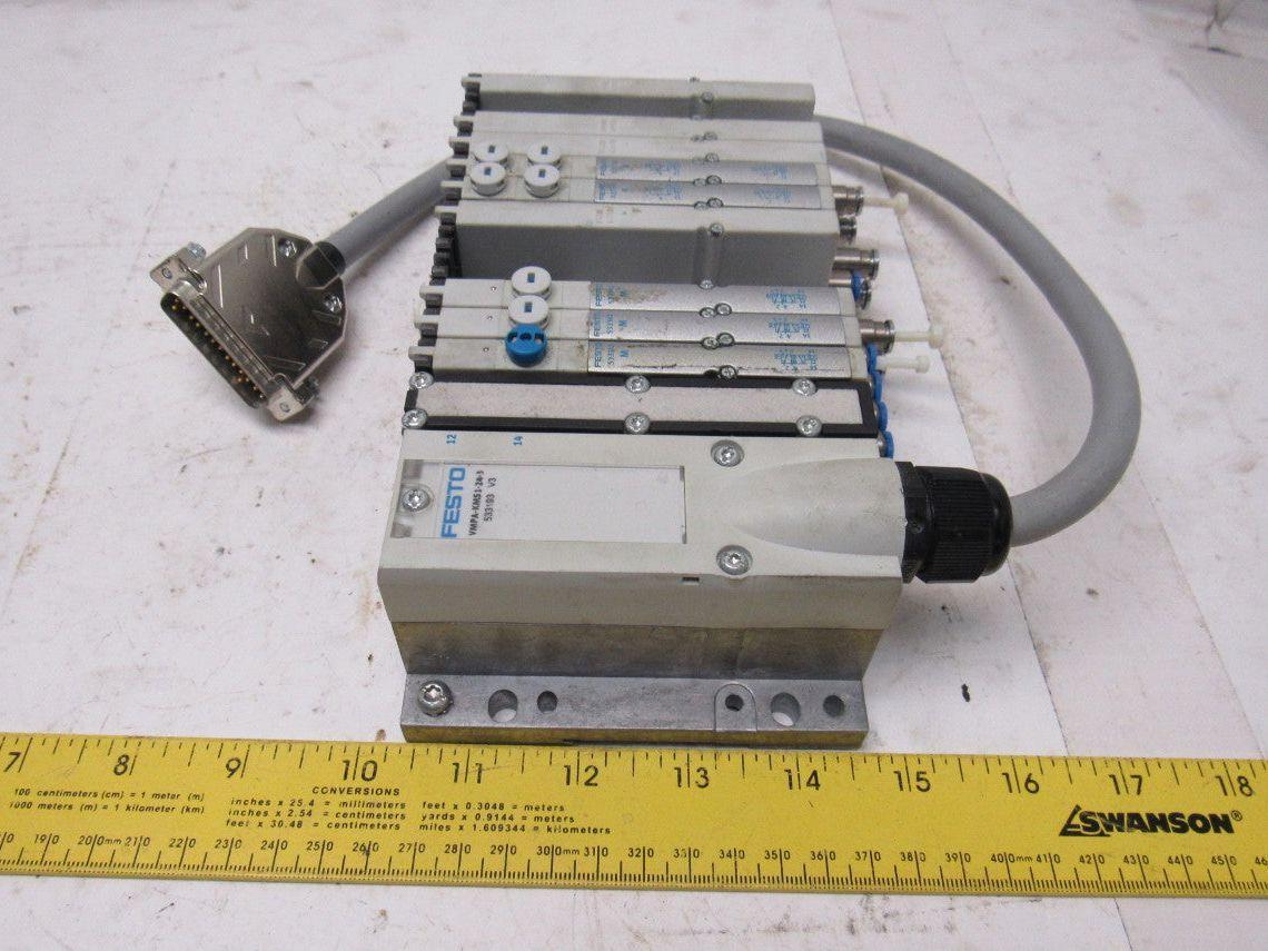 Festo VMPA1-MPM-EMM-8 533347 5/2-Way Double 3/2 Pneumatic Valve Bank