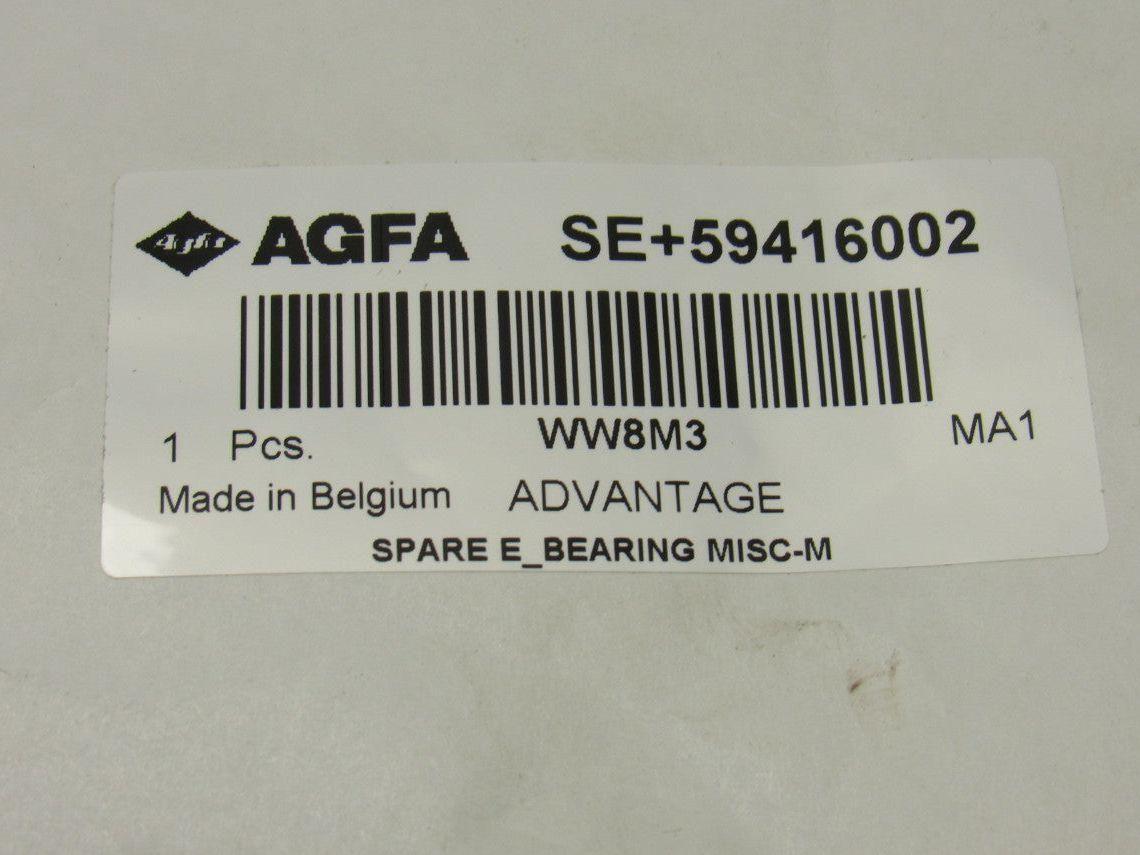 AGFA SE+59416002 WW8M3 Advantage Spare E Bearing 1/4"ID x 1/2" OD