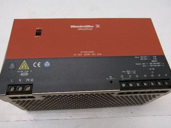 Weidmuller 8778870000 500W 250V Input 24V 20A AC/DC Converter Power Supply