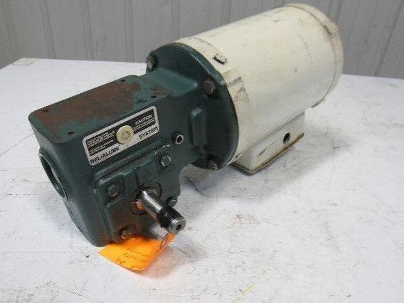 Reliance P56X4516P 7.5:1 Ratio 3/4Hp 208-230/460V LH Output Gear Motor