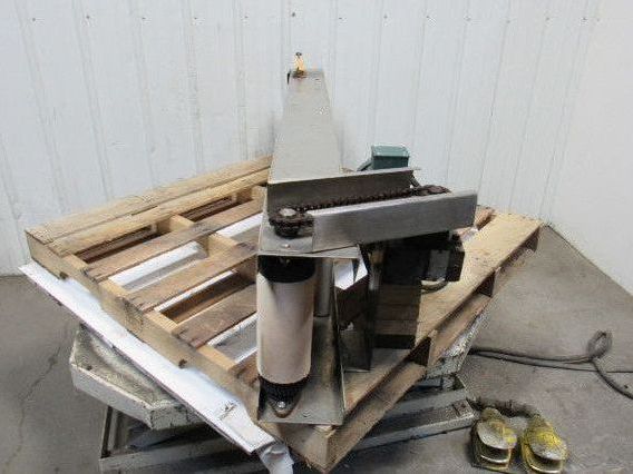 Stainless Steel Frame Plastic Slide Slider Bed Belt Conveyor 9"W x 72"L 3PH