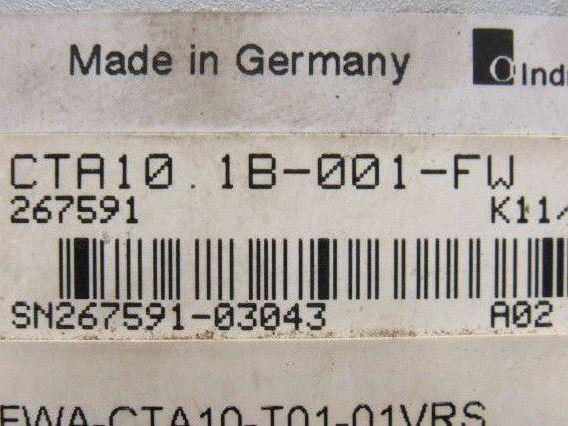 Indramat CTA10.1B-001-FW Operator Interface Panel Key Pad FWA-CTA-T01-01VRS