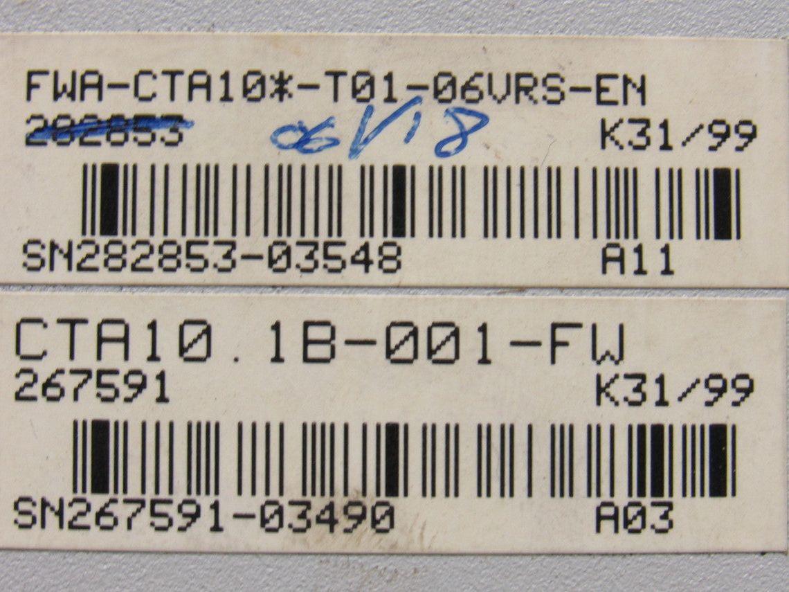 Indramat FWA-CTA10*-T01-06VRS-EN Operator Interface Panel CTA10.1B-001-FW