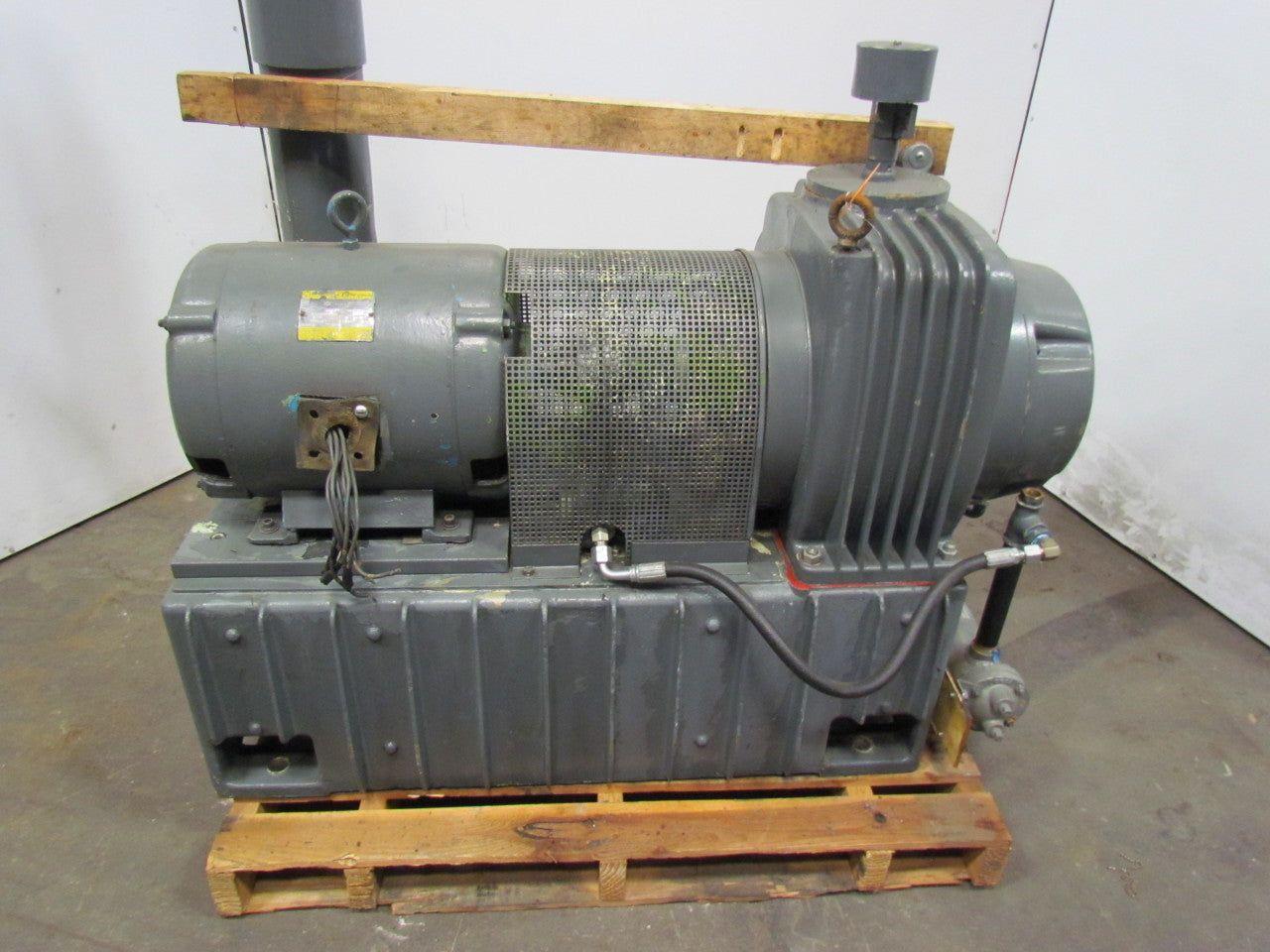 Leybold Heraeus TR400 15Hp Vacuum Pump W/Pump & Heat Exchanger 230/460V 3Ph