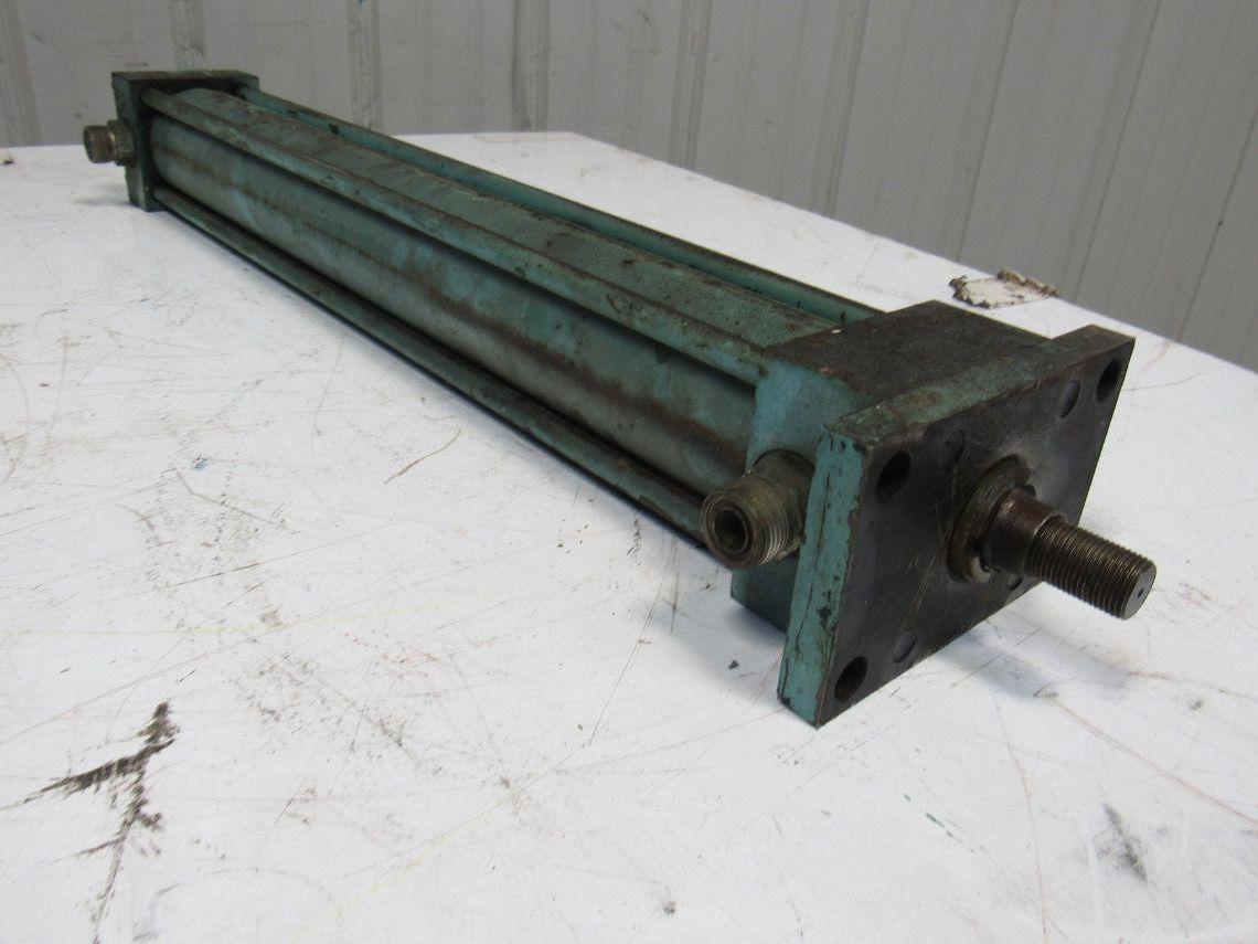 Parker Hydraulic Tie Rod Cylinder 21" Stroke 2-3/4" Bore