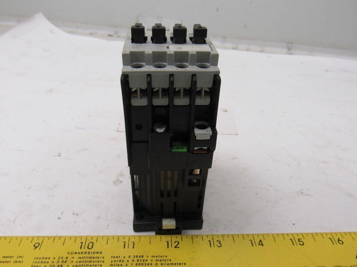 Siemens 3TF30 10E 3TF3010-0B Contactor 24VDC Coil 4 Pole
