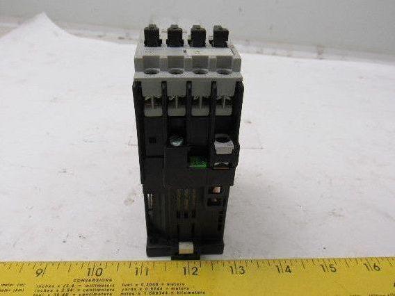 Siemens 3TF30 10E 3TF3010-0B Contactor 24VDC Coil 4 Pole