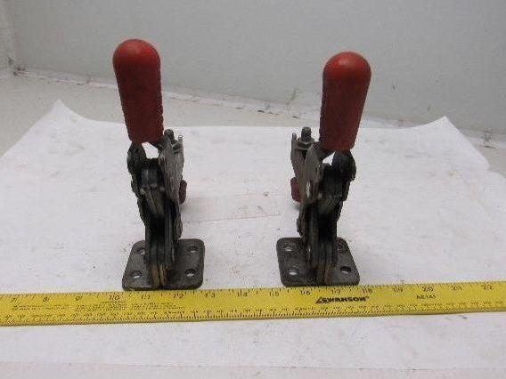 Destaco 2010 Vertical Hold Down Clamp U-Bar Flanged Base Lot Of 2