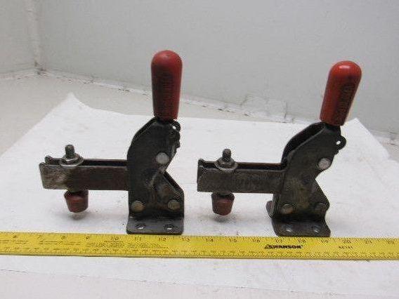 Destaco 2010 Vertical Hold Down Clamp U-Bar Flanged Base Lot Of 2