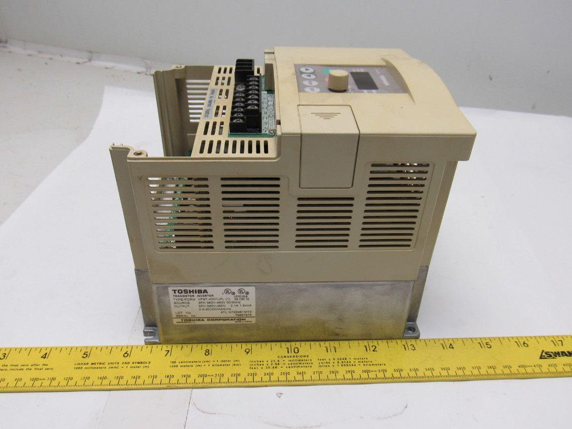 Toshiba VFS7-4007UPL 3Ph 380-460V Input 0.5-80Hz 320MAx Variable Frequency Drive