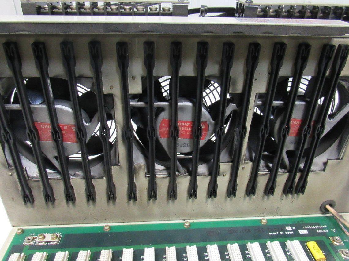 Mitsubishi MELDAS-C4C UFO1C-2 Slot Rack Chassis With Cooling Fans