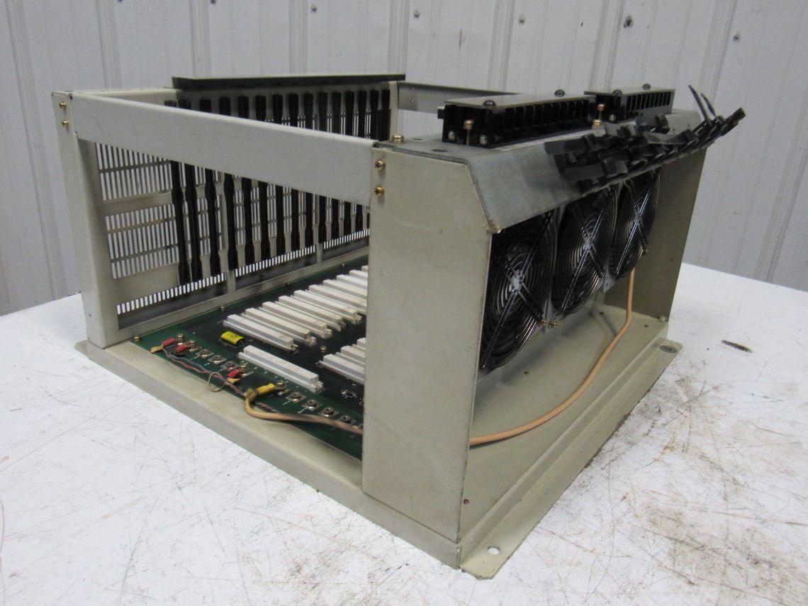 Mitsubishi MELDAS-C4C UFO1C-2 Slot Rack Chassis With Cooling Fans