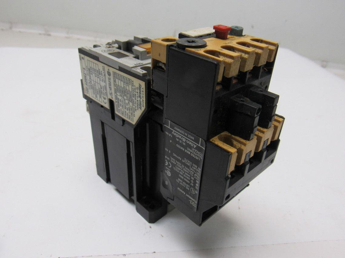 Allen Bradley 100-A09NZ3 600V 5.5kW Max Magnetic Contactor 24VDC Coil Lot of 5