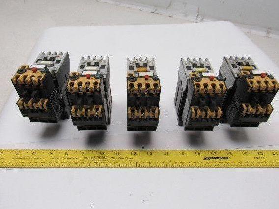 Allen Bradley 100-A09NZ3 600V 5.5kW Max Magnetic Contactor 24VDC Coil Lot of 5