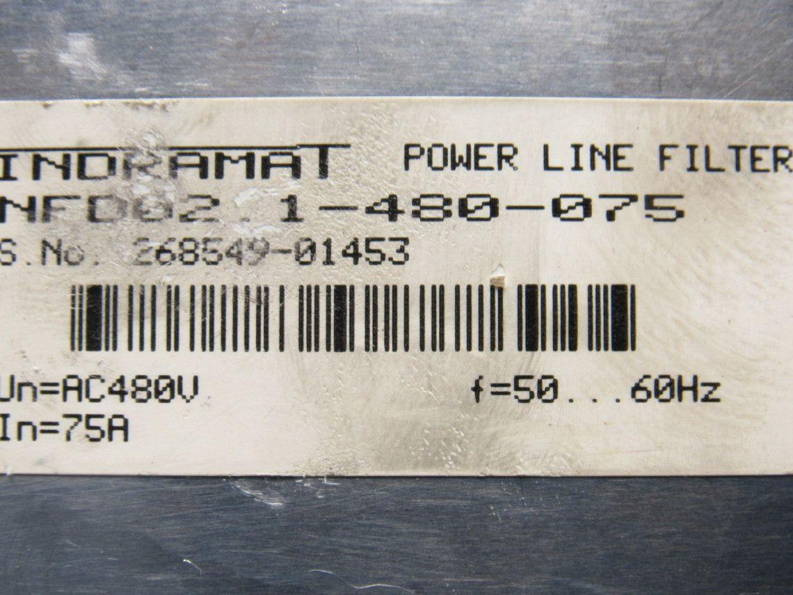 Indramat NFD02.1-480-075 480V 50/60Hz Powerline Filter