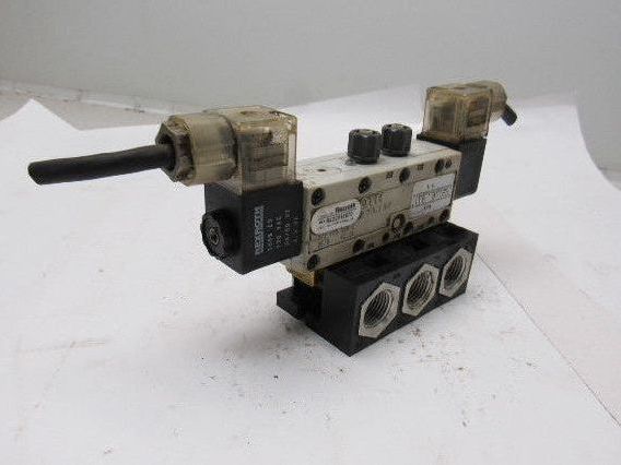Rexroth R432016670 5/3 Position Closed Center Solenoid Operated Valve 120V Coil