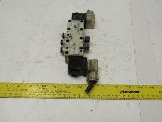 Rexroth R432016668 5/3 Position Exhaust Center Solenoid Valve 110V Coil