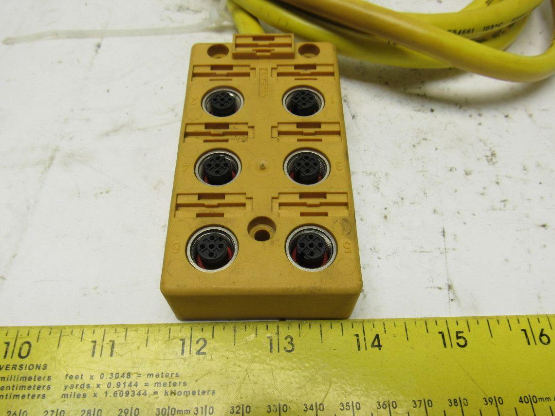 Turck VB 60-5 6 Port Junction Box M12 Eurofast I/O Ports