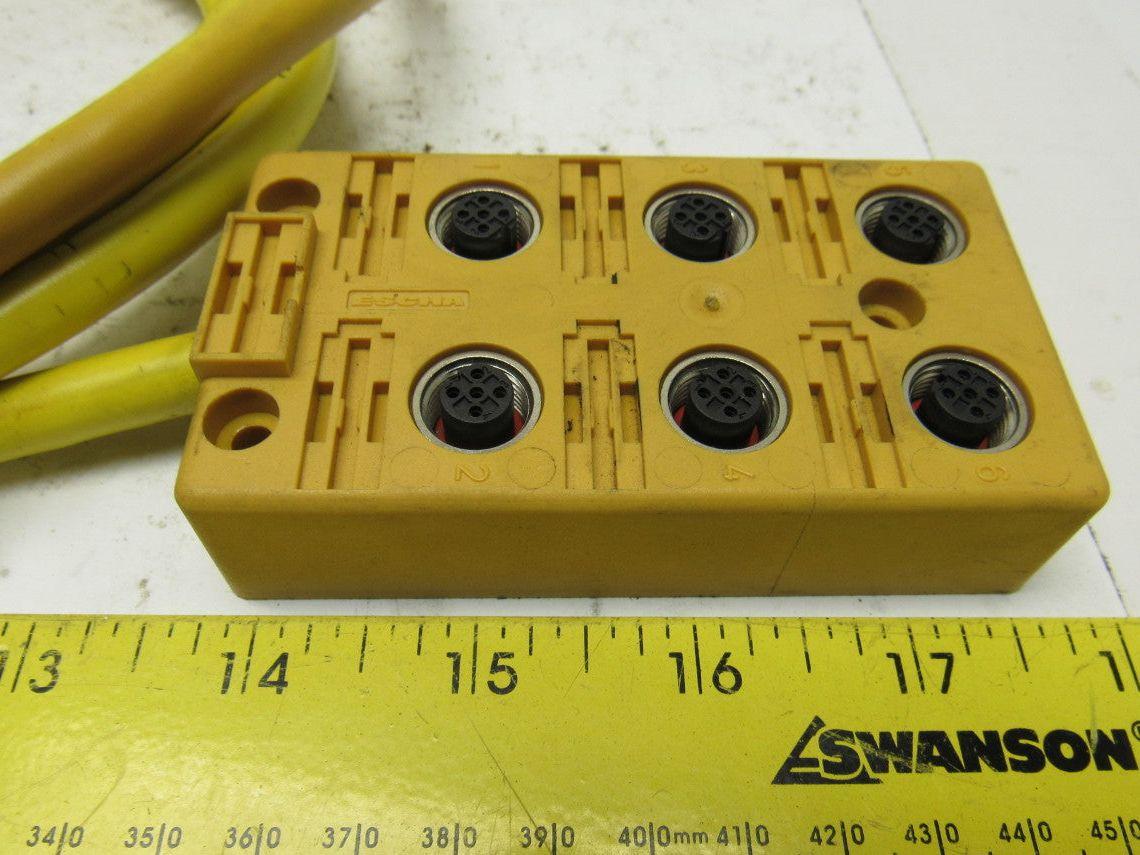 Turck VB 60-5 6 Port Junction Box M12 Eurofast I/O Ports