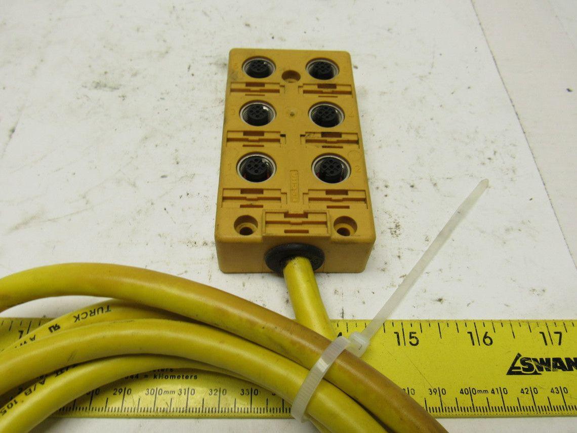 Turck VB 60-5 6 Port Junction Box M12 Eurofast I/O Ports