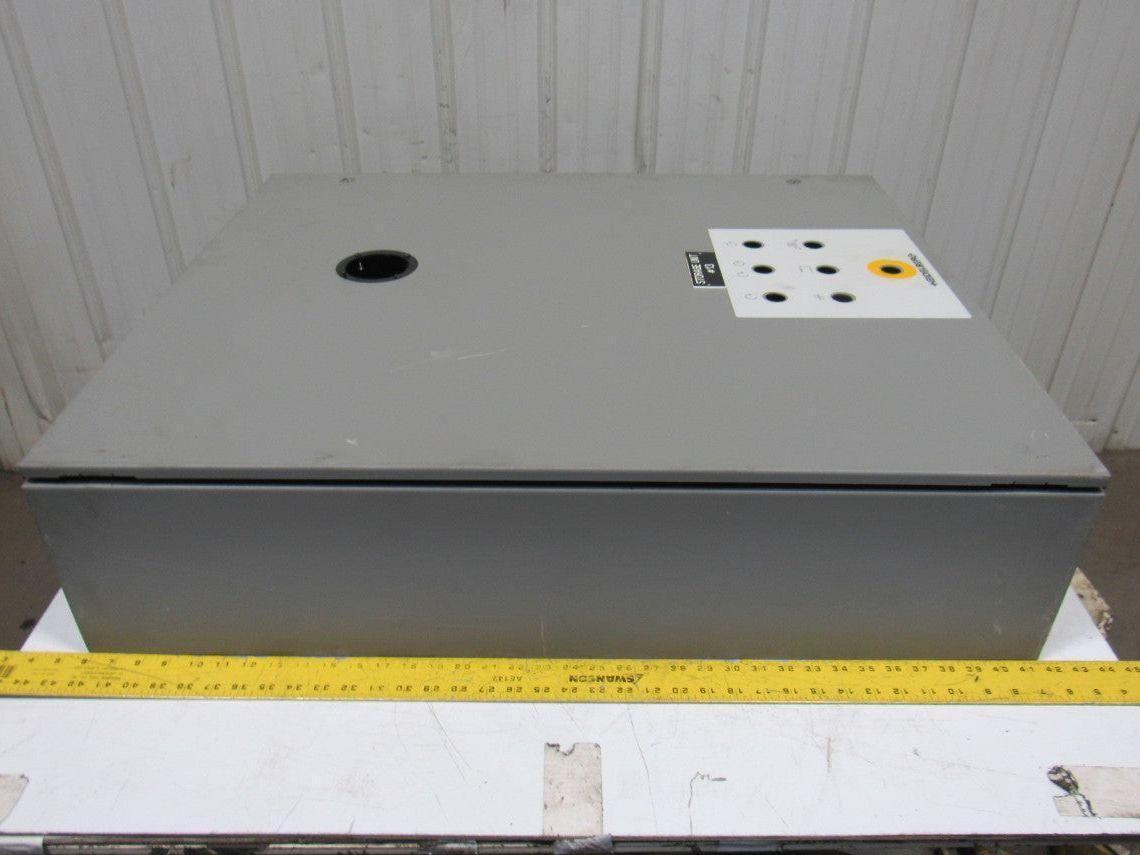 Hoffman C-SD36308 Steel Hinged Door Electrical Enclosure 36"x30"x8" W/Back Plate