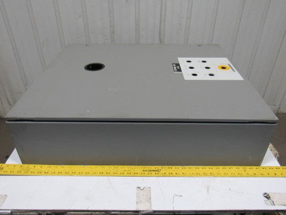 Hoffman C-SD36308 Steel Hinged Door Electrical Enclosure 36"x30"x8" W/Back Plate