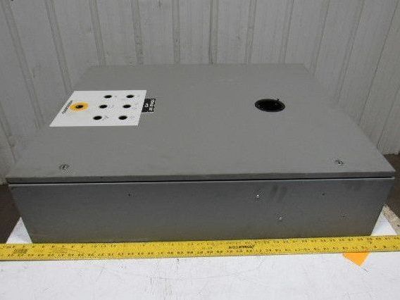 Hoffman C-SD36308 Steel Hinged Door Electrical Enclosure 36"x30"x8" W/Back Plate