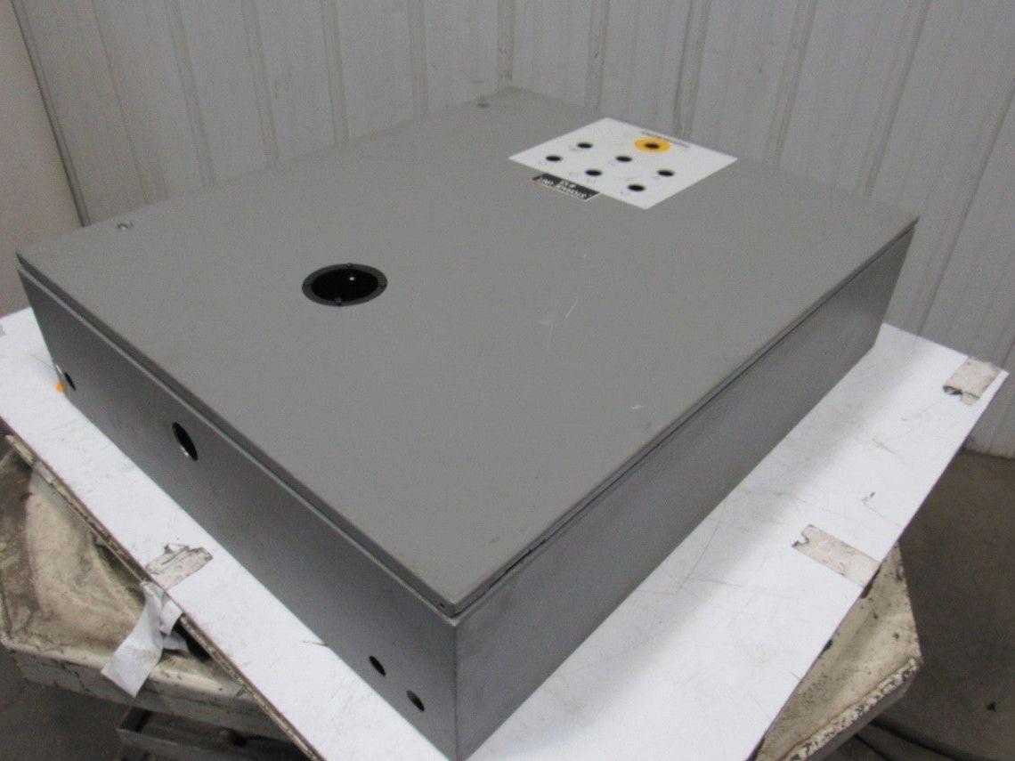 Hoffman C-SD36308 Steel Hinged Door Electrical Enclosure 36"x30"x8" W/Back Plate
