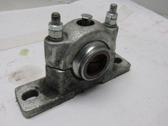 1-1/4" ID Self Aligning Spherical Bronze Sleeve 2 Bolt Bearing Block