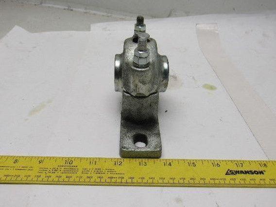 1-1/4" ID Self Aligning Spherical Bronze Sleeve 2 Bolt Bearing Block