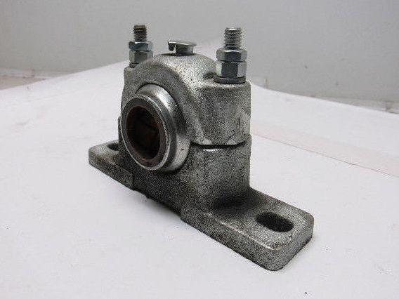 1-1/4" ID Self Aligning Spherical Bronze Sleeve 2 Bolt Bearing Block