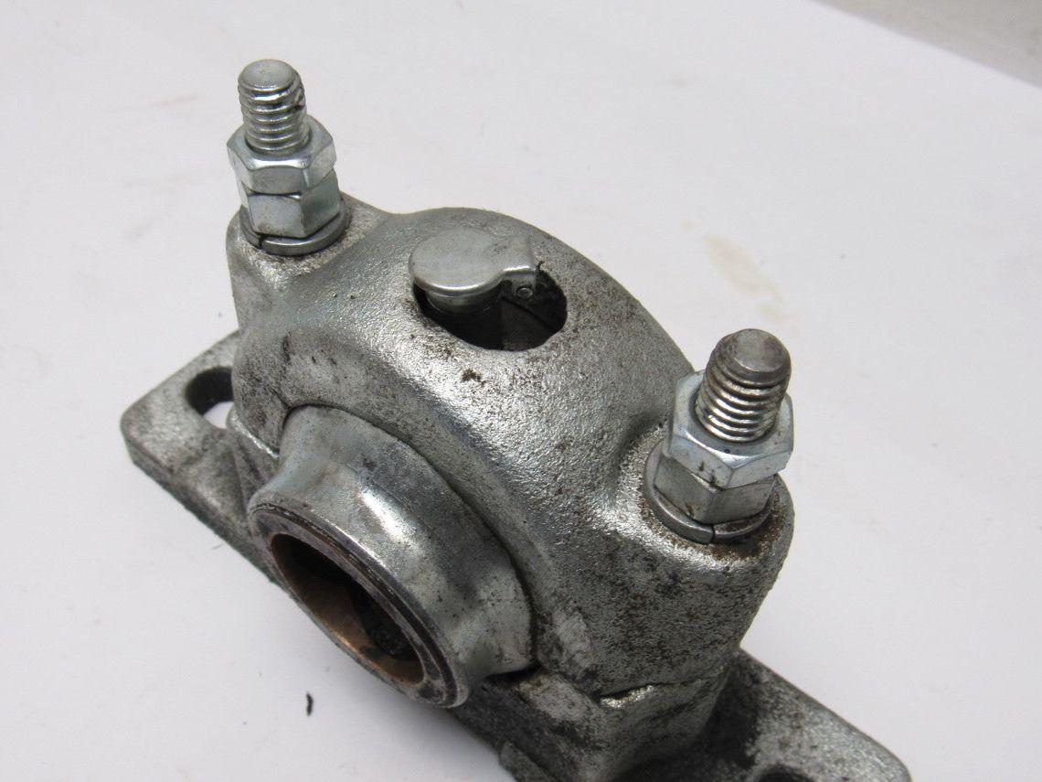 1-1/4" ID Self Aligning Spherical Bronze Sleeve 2 Bolt Bearing Block