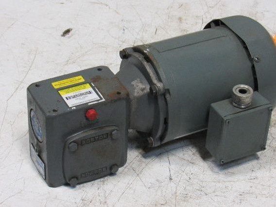 Boston Gear F71810ZB5J 10:1 Ratio .5 1/2Hp 3Ph 208-230/460V Electric Gear Motor