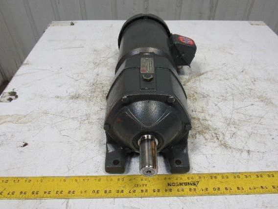 US Motors E190A 22.4:1 Ratio 78RPM 208-230/460V 3Ph Inline Helical Gear Motor