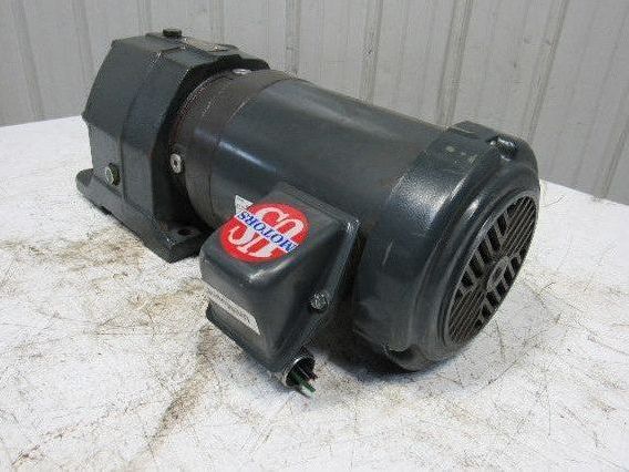 US Motors E190A 22.4:1 Ratio 78RPM 208-230/460V 3Ph Inline Helical Gear Motor