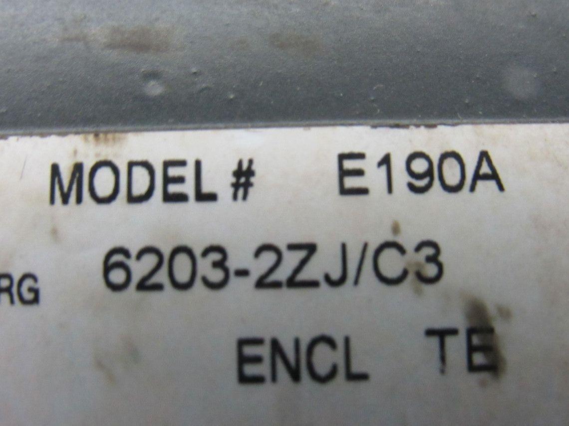 US Motors E190A 22.4:1 Ratio 78RPM 208-230/460V 3Ph Inline Helical Gear Motor