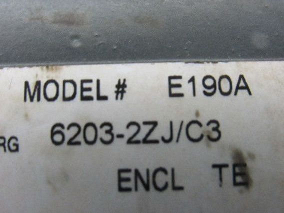 US Motors E190A 22.4:1 Ratio 78RPM 208-230/460V 3Ph Inline Helical Gear Motor